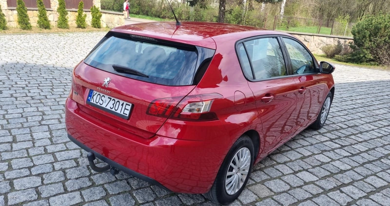 Peugeot 308 cena 31900 przebieg: 112223, rok produkcji 2014 z Oświęcim małe 106